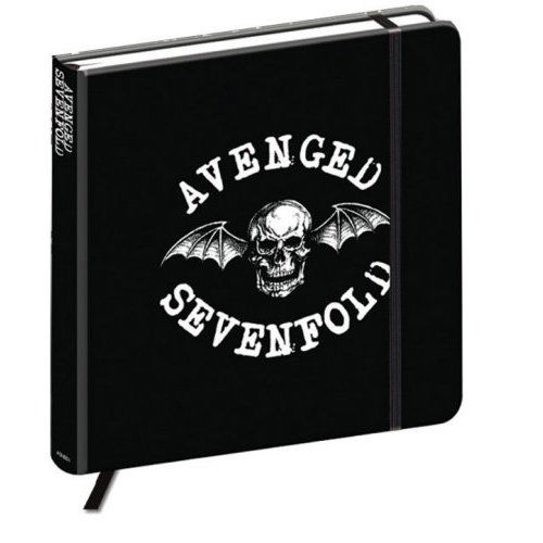 Avenged Sevenfold Notebook: Death Bat Crest (Hard Back) - Avenged Sevenfold - Bøger - Unlicensed - 5055295389052 - 24. marts 2015