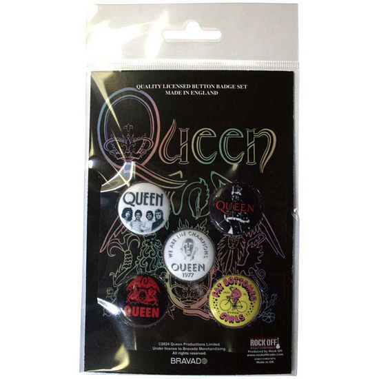 Cover for Queen · Queen  Button Badge Pack: Fat Bottomed Girls (MERCH)