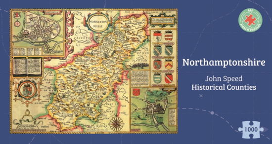 Northamptonshire Historical 1610 Map 1000 Piece Puzzle -  - Merchandise - ALL JIGSAW PUZZLES - 5060085100052 - 2024