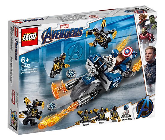 Cover for Lego · LEGO Marvel Avengers: Captain America Outriders Attack (Legetøj) (2021)