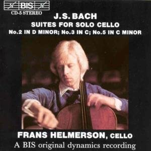 Cover for Bach / Helmerson · Suites for Solo Cello 2, 3 &amp; 5 (CD) (1994)