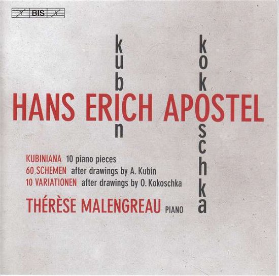 Cover for Malengreau Therese · Apostel Kokoschka &amp; Kubin - Piano Music (SACD) (2018)