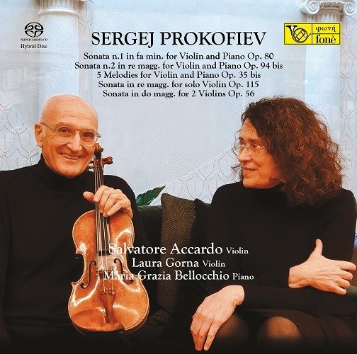 Cover for Salvatore Accardo · Prokofiev: Works For Solo And Accompanied Violin (CD) (2022)