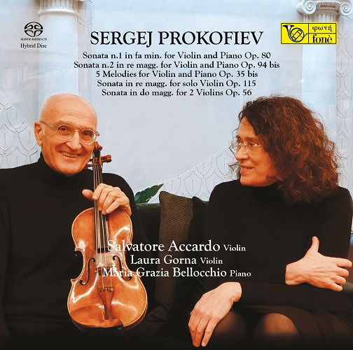 Prokofiev: Works For Solo And Accompanied Violin - Salvatore Accardo - Musik - FONE - 8012871022052 - 4. november 2022