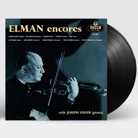 Cover for Mischa Elman · Encores / Seiger (LP) (2021)