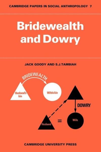 Cover for Goody, Jack (University of Cambridge) · Bridewealth and Dowry - Cambridge Papers in Social Anthropology (Paperback Bog) (1973)