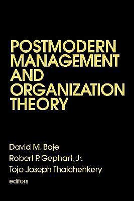 Postmodern Management and Organization Theory - David M Boje - Books - SAGE Publications Inc - 9780803970052 - February 14, 1996