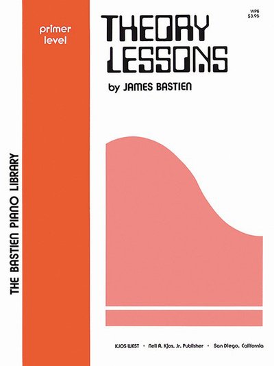 Cover for James Bastien · Theory Lessons Primer - The Bastien Piano Library (Partitur) (1976)