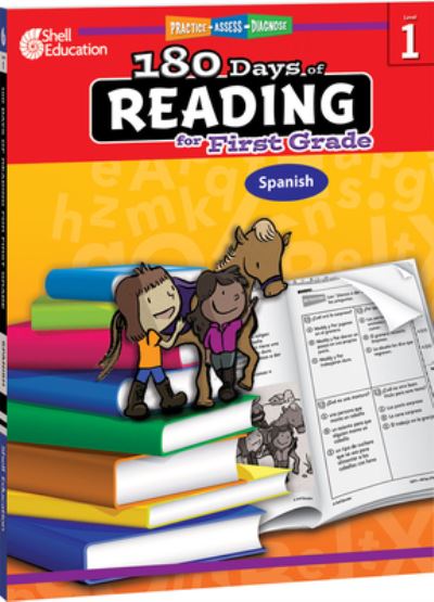 Cover for Suzanne Barchers · 180 Days of Reading for First Grade (Spanish): Practice, Assess, Diagnose (Pocketbok) (2020)