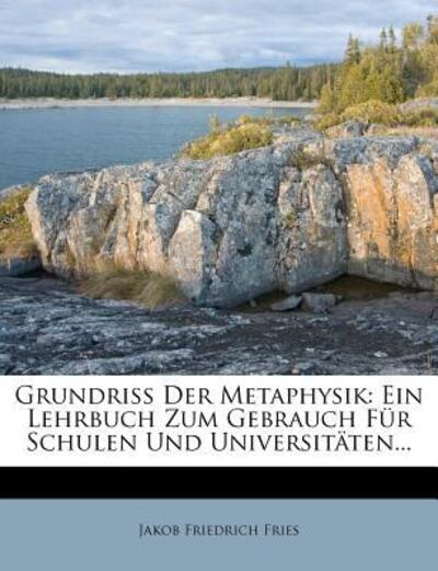 Cover for Fries · Grundriß der Metaphysik. (Book)