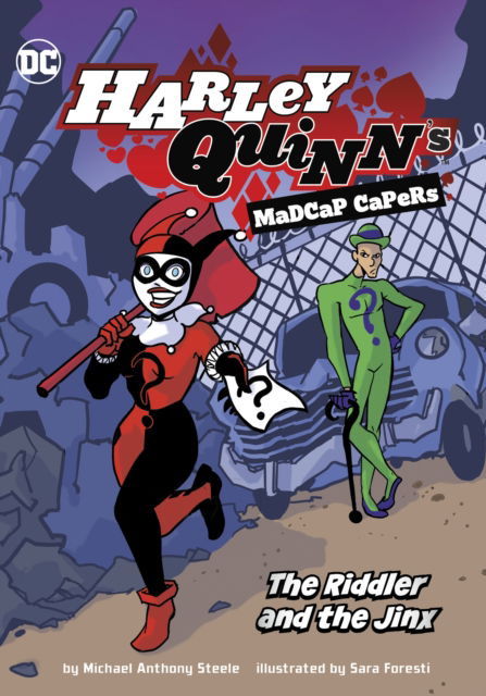 Cover for Michael  Anthony Steele · The Riddler and the Jinx - Harley Quinn's Madcap Capers (Paperback Book) (2023)