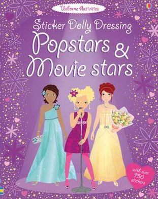 Sticker Dolly Dressing Popstars & Movie Stars - Sticker Dolly Dressing - Lucy Bowman - Books - Usborne Publishing Ltd - 9781409524052 - August 27, 2010