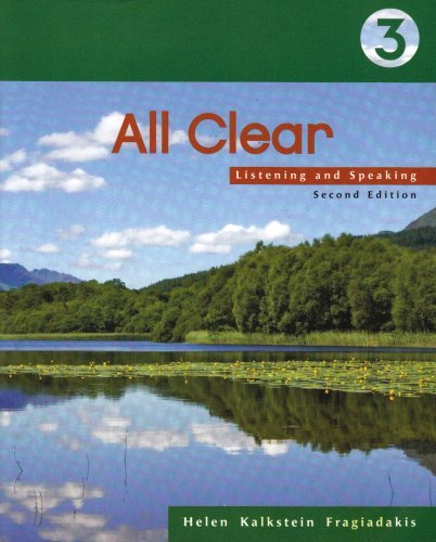 Cover for Fragiadakis, Helen (Contra Costa Community College) · All Clear 3: Listening and Speaking (Taschenbuch) (2006)