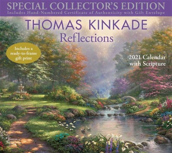 Thomas Kinkade Special Collector's Edition with Scripture 2021 Deluxe Wall Calen: Reflections - Thomas Kinkade - Merchandise - Andrews McMeel Publishing - 9781524856052 - 12. november 2020