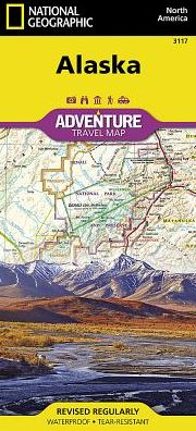 Cover for National Geographic Maps - Adventure · Alaska (Landkart) [2022nd edition] (2022)