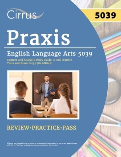 Cover for J. G. Cox · Praxis English Language Arts 5039 Content and Analysis Study Guide (Book) (2023)