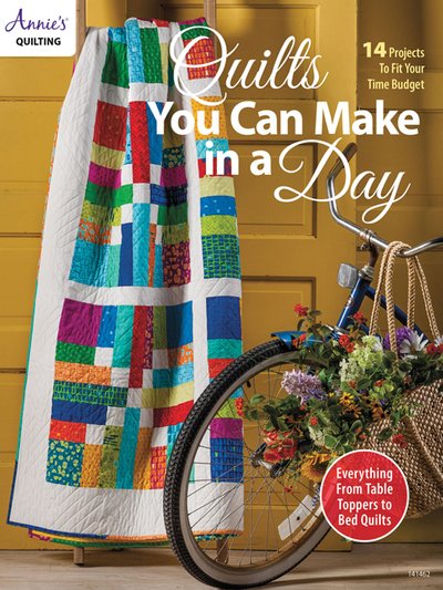 Cover for Annie's Quilting · Quilts You Can Make in a Day: 14 Projects to Fit Your Time Budget (Pocketbok) (2019)