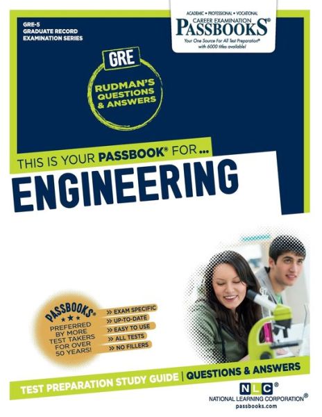 Engineering (GRE-5): Passbooks Study Guide - National Learning Corporation - Kirjat - Passbooks - 9781731852052 - sunnuntai 15. maaliskuuta 2020