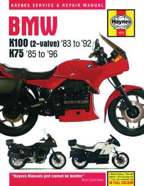 Cover for Haynes Publishing · BMW K100 &amp; 75 2-valve Models (83 - 96) Haynes Repair Manual (Paperback Bog) (2016)