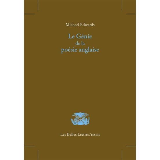 Cover for Michael Edwards · Genie de la Poesie Anglaise (Book) (2014)