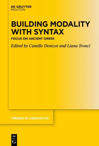 Cover for Camille Denizot · Building Modality with Syntax (Book) (2023)