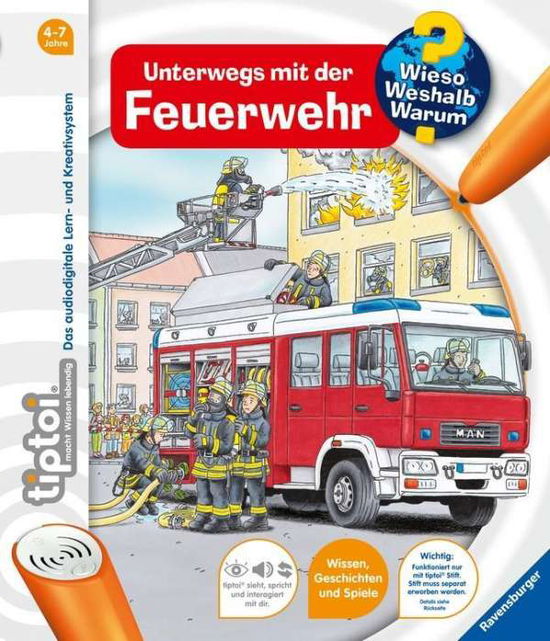 Tiptoi® Www Unterwegs Mit Der Feuerwehr - Böwer, Niklas; Betz, Daniela - Marchandise - Ravensburger Verlag GmbH - 9783473329052 - 