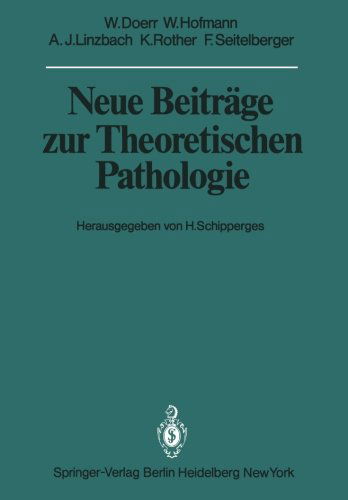 Cover for W. Doerr · Neue Beitrage zur Theoretischen Pathologie - Veroffentlichungen aus der Forschungsstelle fur Theoretische Pathologie der Heidelberger Akademie der Wissenschaften (Pocketbok) [Softcover reprint of the original 1st ed. 1981 edition] (2011)