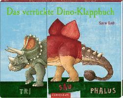 Cover for Sara Ball · Das verrückte Dino-Klappbuch (Board book) (2020)