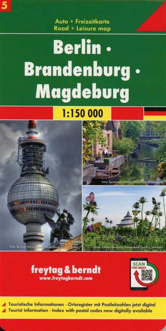 Cover for Berlin - Brandenburg - Magdeburg (Landkarten) (2019)