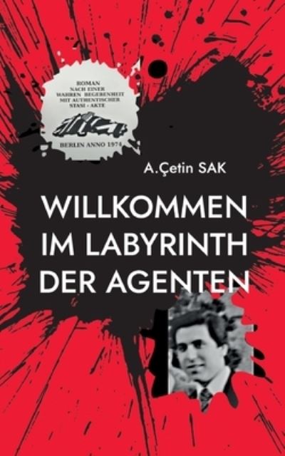 Cover for A.Çetin Sak · Willkommen im Labyrinth der Agenten (Book) (2023)