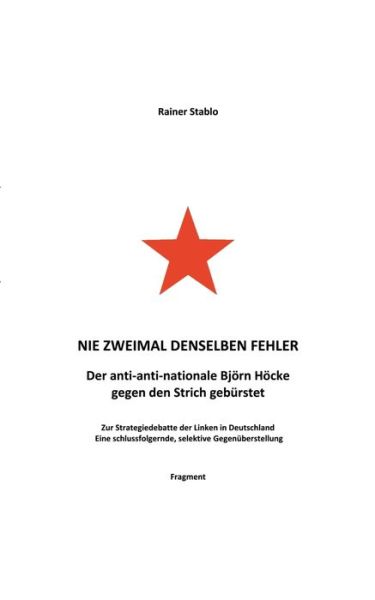 Cover for Stablo · Nie zweimal denselben Fehler (Book) (2020)