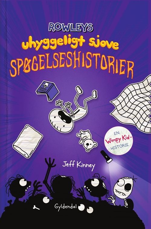 Cover for Jeff Kinney · Wimpy kid: Rowleys uhyggeligt sjove spøgelseshistorier (Bound Book) [1.º edición] (2021)