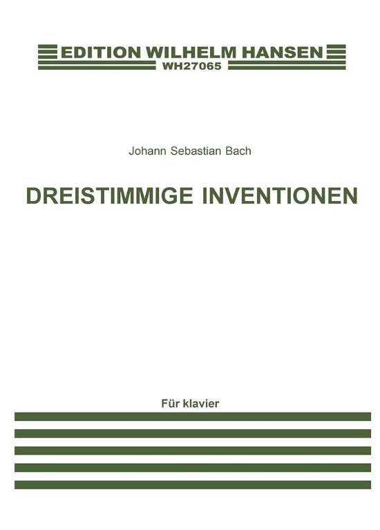 Cover for Johann Sebastian Bach · Dreistimmige Inventionen (Buch) [1. Ausgabe] (2001)