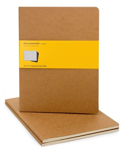 Cover for Moleskine · Moleskine Squared Cahier XL (Moleskine Squared Cahier Xl - Kraft Cover (3 Set) Extra Large) - Moleskine Cahier (Book pack) (2004)