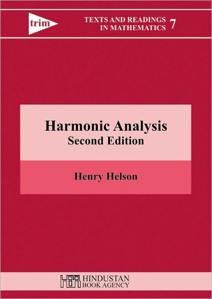 Cover for Henry Helson · Harmonic Analysis - Texts and Readings in Mathematics (Paperback Book) [2 Revised edition] (2010)