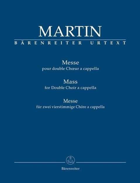 Cover for Martin · Messe pour double Chur a cappell (Bok)