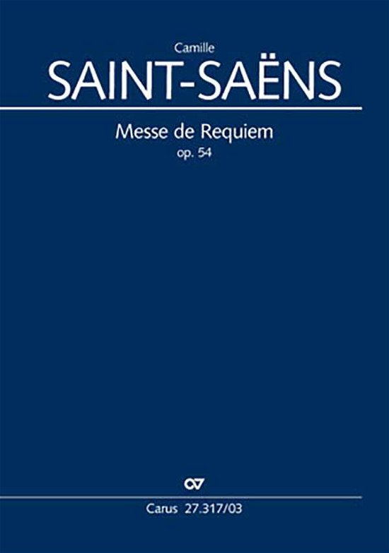 Cover for Saint-Saens · Messe de Requiem (Klavierau (Bok)