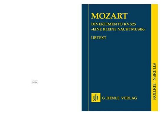 Cover for WA Mozart · Kl.Nacht.KV525,StrquPt.HN7005 (Bog)