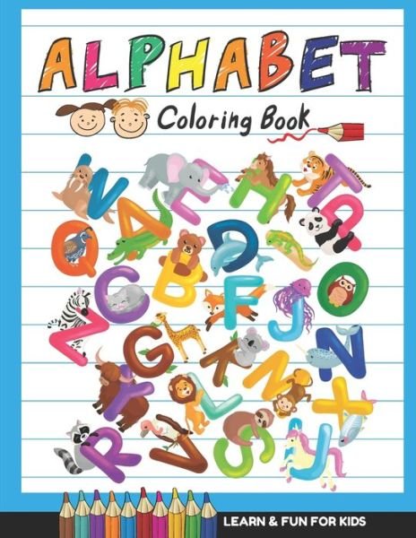 Cover for Ekisia Happy Dream · Alphabet Coloring Book (Taschenbuch) (2020)