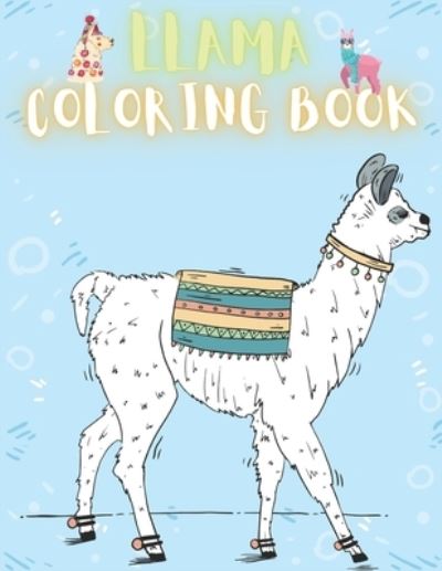 Cover for To The Point · Llama Coloring Book (Paperback Bog) (2020)