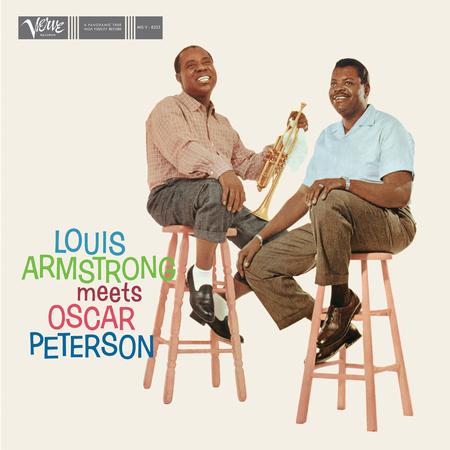 Cover for Louis Armstrong &amp; Oscar Peterson · Louis Armstrong Meets Oscar Peterson (Acoustic Sounds Series) (LP) (2020)