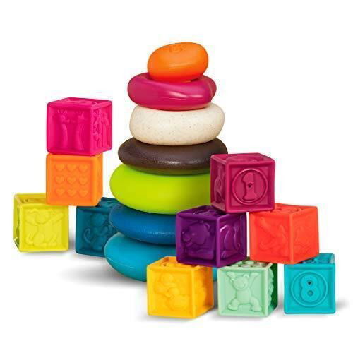 One Two Squeeze & Skipping Stones Set - (701971) - B Toys - Merchandise -  - 0062243436053 - 