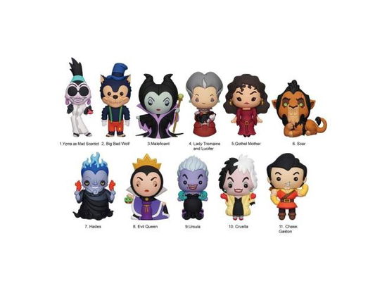 Disney 3D PVC-Taschenanhänger Villains Series 3 Di (Toys) (2024)