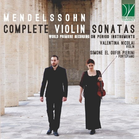 Cover for Nicolai, Valentina / Simone El Oufir Pierini · Complete Violin Sonata (CD) (2022)