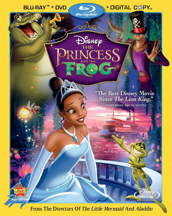 Cover for Princess &amp; the Frog (Blu-ray) (2019)