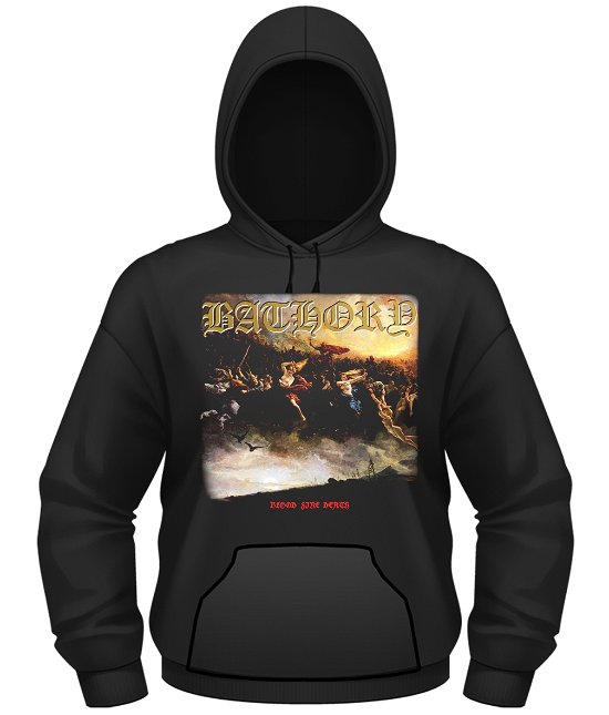 Cover for Bathory · Blood Fire Death (Hoodie) [size L] [Black edition] (2009)