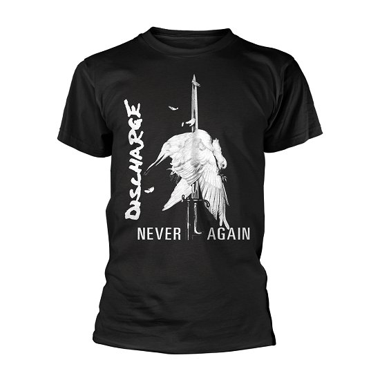 Cover for Discharge · Never Again (MERCH) [size L] [Black edition] (2018)