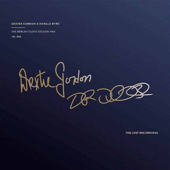 Cover for Dexter Gordon &amp; Donald Byrd  The Berlin Studio Session 1963 (VINYL) [Audiophile edition]