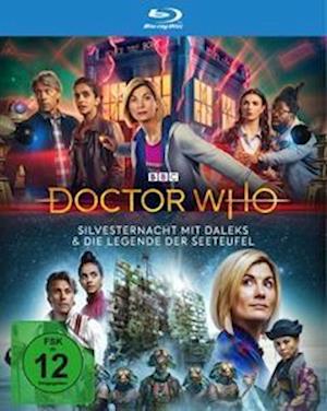 Cover for Whittaker,jodie / Gill,mandip / Bishop,john/+ · Doctor Who: Silvesternacht / Seeteufel (Blu-ray) (2023)