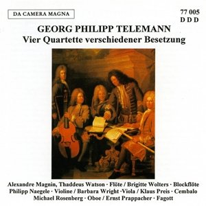 Cover for Telemann / Magnin / Naegele / Lupu · 4 Qrts (CD) (2012)
